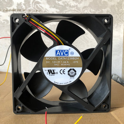 AVC DATA1238B2H 12V 1.04a 12038 3-Wire 120mm * 120mm * 38mm Fan-inewdeals.com