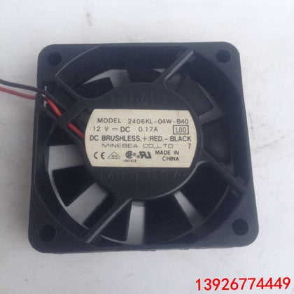 Japan 6015 Meibeiya NMB 2406kl-04w-b40 DC 12v 0.17a Cooling Fan-inewdeals.com
