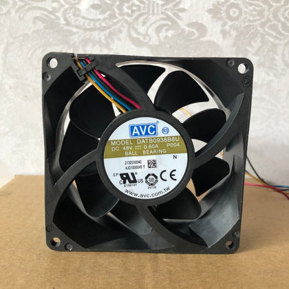 AVC DATB0938B8U 48V 0.60a 9038 9CM 4-Wire 8U Server Fan-inewdeals.com