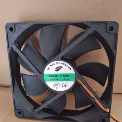 Axial Flow Fan 120x120x25mm Direct Flow 24v12v Silent Cooling Fan Power Distribution Cabinet Ventilating Fan 12025-inewdeals.com