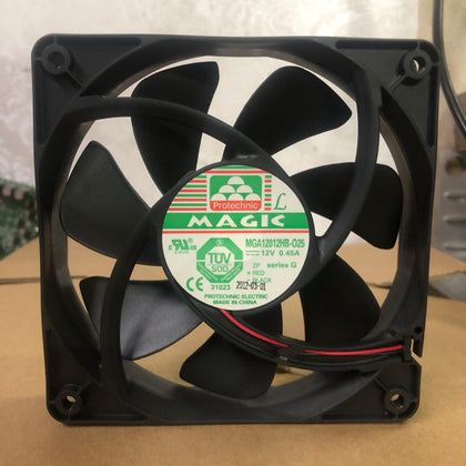 Yongli MGA12012HB-O25 12V 0.45A 12cm 12025 2-Wire Cooling Fan-inewdeals.com