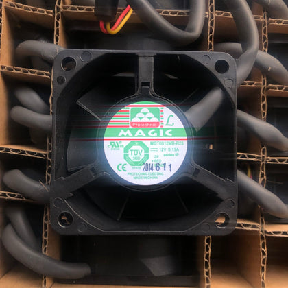 Yongli MGT6012MB-R25 6025 12V 0.13A Waterproof 3-Wire Cooling Fan-inewdeals.com