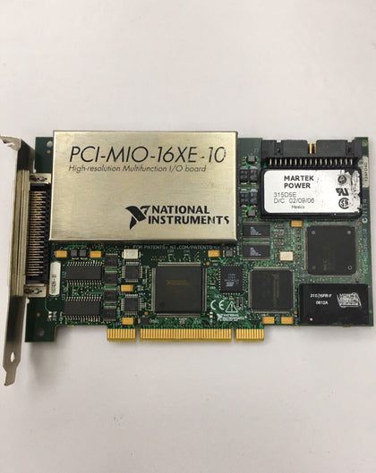 High-resolution Multifunction I/O board Card PCI-MIO-16XE-10
