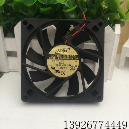 Adda AD0812HB-D91GP 12V 0.20a 8015 Server 2-Wire Cooling Fan-inewdeals.com