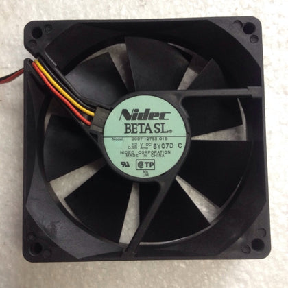 Nidec 9025 9CM D09T-12TS3 01B 12V 0.55A Double Ball Chassis Silent Fan-inewdeals.com