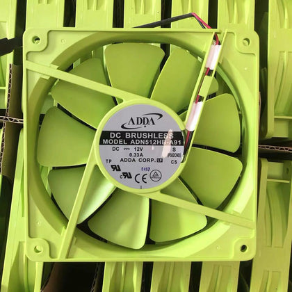 ADDA ADN512HB-A91 13525 12V 0.33A Max Airflow Rate Double Ball Fan-inewdeals.com