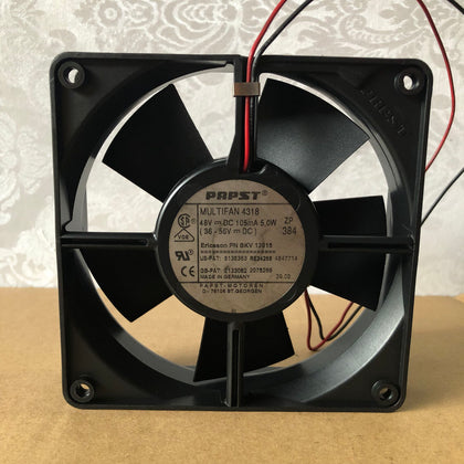 Papst multifan 4318 48V 5.0W 12cm 105mA 12032 Server Fan-inewdeals.com