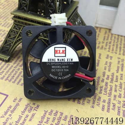 4cm 4010 12V 40 X40X 10MM PC Fan 4cm 2-Wire Ultra-Quiet Cooling Fan-inewdeals.com