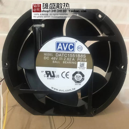 AVC Fan Datc1551b8s 48V 2.62a 17251 4-Wire Industrial Personal Computer Large Air Fan-inewdeals.com