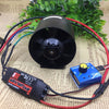 Full Plastic Ducted Fan Inner Rotor DC Brushless Motor High Speed Turbine Fan 12v 7A