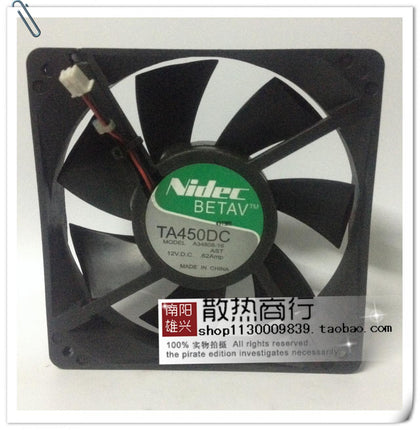 Japan Nidecta450 A34808-16 12V 0.62a 12025 Large Wind Cooling Fan-inewdeals.com