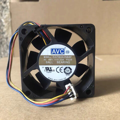 AVC DATB0625B8F 6025 48V 0.33A 6CM 6cm 4-Wire Huawei Server Fan-inewdeals.com