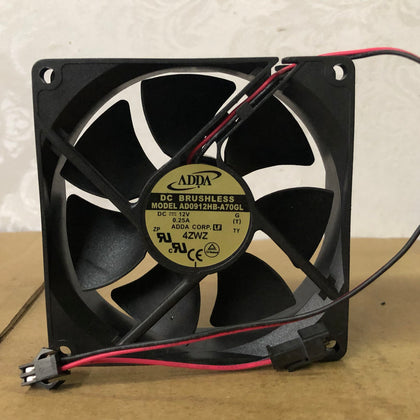 Adda AD0912HB-A70GL DC12V 0.25a 9025 9cm Cabinet Fan-inewdeals.com