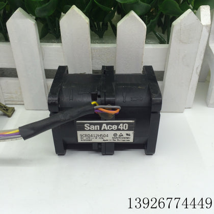 Japan's Sanyo 4056 4CM 9CR0412H504 12V 0.72A Server Cooling Fan-inewdeals.com