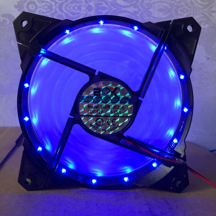 Ultra-Quiet Light Emitting Wind Fan 12CM Power-Fan BDM12025S 12025 12V 0.15A Cooling Fan-inewdeals.com
