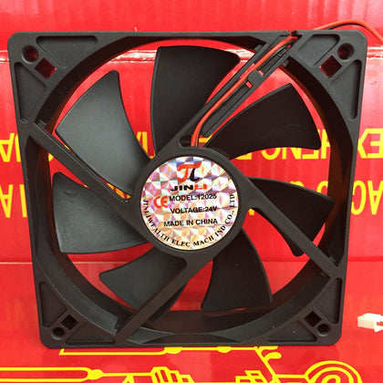 12025 24V 120*120 * 25mm mm 12cm Double Ball 2-Wire Cooling Fan-inewdeals.com