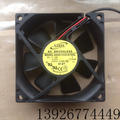 Import Adda 8025 AD0812US-A70GL 12V 0.30A Power Supply of PC Case Fan-inewdeals.com