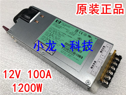 HP 12v100a 1200W Server Power Mute Switch Power Source 80a90a Audio Monitoring Amplifier-inewdeals.com