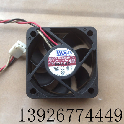AVC DA05015R12H 5015 12V 0.2A 5cm 3-Wire Speed Cooling Fan-inewdeals.com