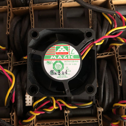Yongli MGT4012ZB-R20 4020 4CM 12V 0.22A 3-Wire Large Air Flow Cooling Fan-inewdeals.com