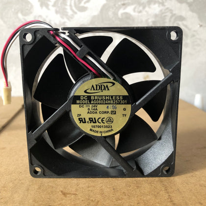 AG08024HB257301 Adda 8025 24V 0.14A 3-Wire Cooling Fan-inewdeals.com