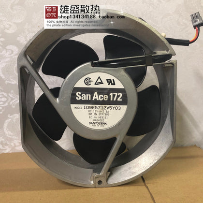 Japan Imported Sanyo 17cm17251 12v 2.3A Double Ball 4-Wire Cooling Fan 109e5712v5y03-inewdeals.com