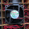 Yongli MGA6024ZB-O25 6025 24V 0.22A 2-Wire Axial Cooling Fan
