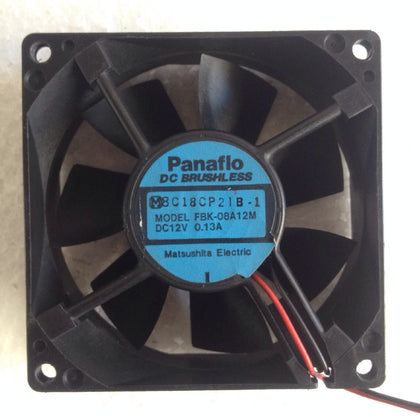 Panasonic Panafio FBK-08A12M 12V 0.13a 8025 8cm Cooling Case Fan-inewdeals.com