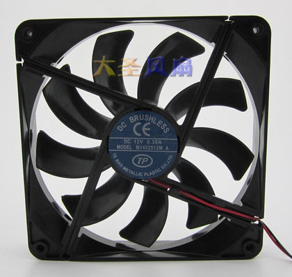 14cm TP M1402512M 12V 0.3A Chassis Fan Power Fan Mute - inewdeals.com