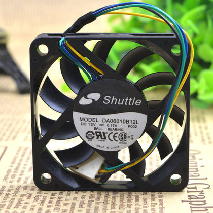 6010 6cm DA06010B12L 12v 0.17a 60 * 60 * 10MM 4-wire PWM speed ultra-thin fan - inewdeals.com