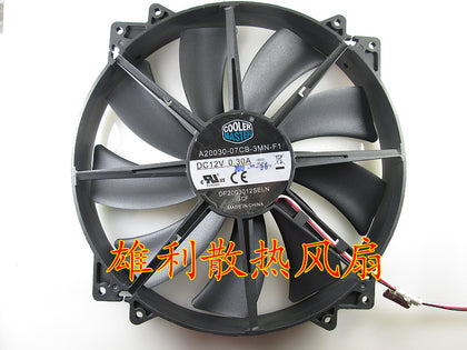 A20030-07CB-3MN-F1 DF2003012SELN 12V 0.30A cyclone 200 20 cm HAF912 HAF922 chassis quiet Cooling fan - inewdeals.com