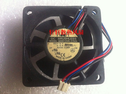 ADDA 6CM 6020 12V 0.13A AD0612MB-C76GL 60 * 60 * 20mm dual ball bearing fan server - inewdeals.com