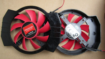 AMD FM08015M12LBAA DC12V 0.60A 2P plug hole pitch 39 * 41mm graphics fan - inewdeals.com