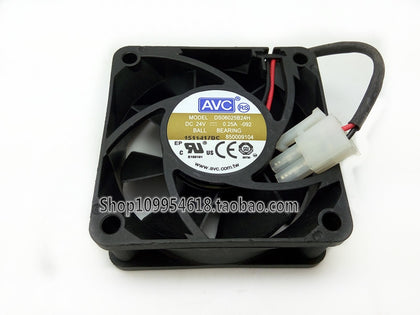 AVC 6025 24v 0.25a 6CM DS06025B24H 60 * 60 * 25mm 2 line drive fan - inewdeals.com