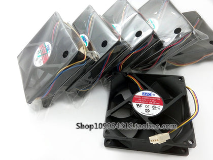 AVC 8025 12V 0.35A DS08025R12UP 8CM 4 wire CPU silent chassis fan - inewdeals.com