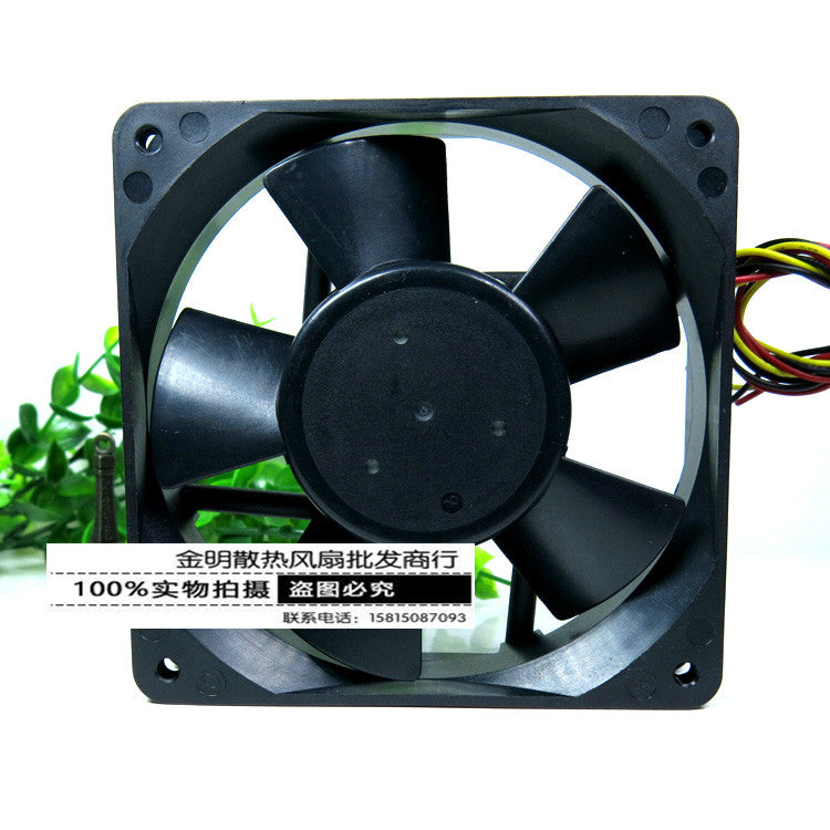 E1225E12B2 12V 0.580A 12025 12CM 120 * 120 * 25MM three-wire cooling fan