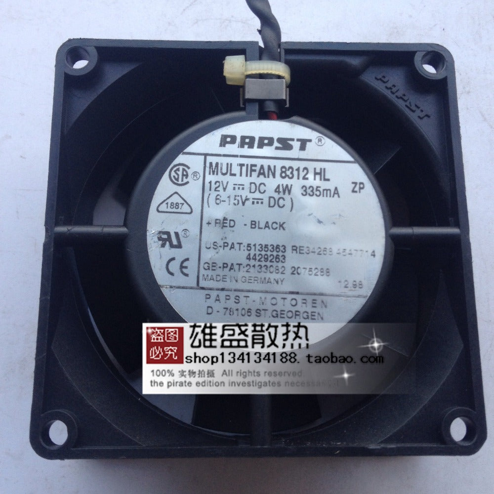 EBM-PAPST MULTIFAN 8312 HL 8312 HL 12V 4W 8032 80 * 80 * 32mm cooling fan