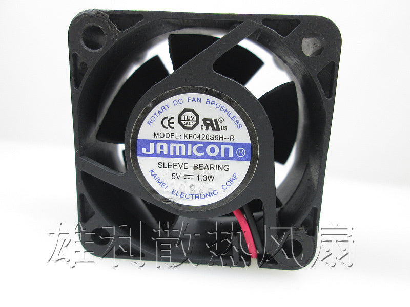 JAMICON KF0420S5H-R 5V 1.3W 4CM 4020 40 * 40 * 20MM sleeve bearing Cooling Fan