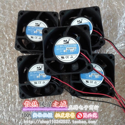 M YM2406PTB1 24V 0.18A power supply cooling 6CM 6025 60 * 60 * 25mm 2 line drive fan - inewdeals.com