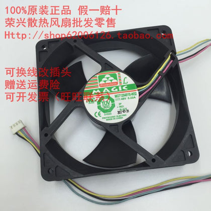 MAGIC 48V 0.22A MGT12048YB-W32 12CM 12032 120 * 120 * 32mm 4-pin cooling fan... - inewdeals.com