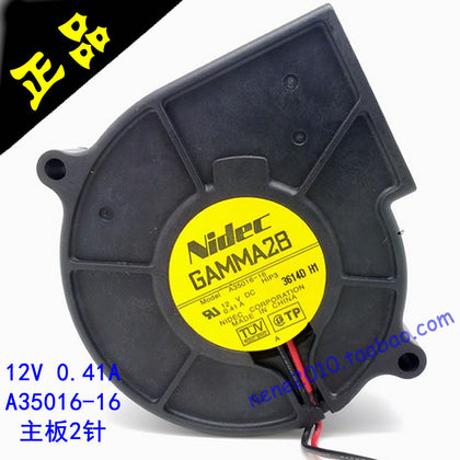 NIDEC A35016-16 7530 12V 0.41A 75X75X30MM Projector Blower Fan... - inewdeals.com