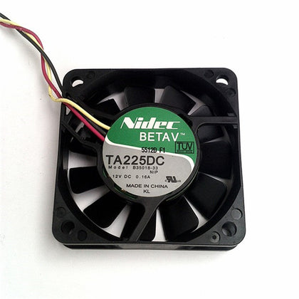 Nidec 6CM 6015 12V 0.16A TA225DC B35018-33 60 * 60 * 15mm cooling fan - inewdeals.com