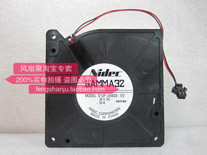 Nidec D12F-24BS5 12CM12032 24V0.55A high volume turbine blower - inewdeals.com