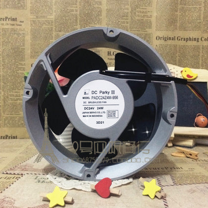 PADC24Z4M-956 17CM 17050 24V 24W 170 * 170 * 50MM double ball bearing fan - inewdeals.com