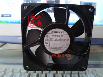 PAPST  12cm 12025 230V 10W 8W TYP 9956 120 * 120 * 25MM AC Fan - inewdeals.com