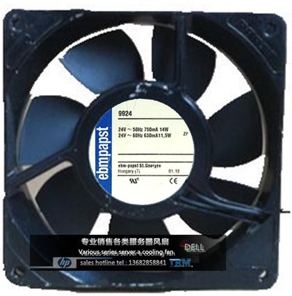 PAPST 9924 12025 12CM 24V 14W 120 * 120 * 25mm durable drive fan - inewdeals.com