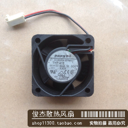 PAPST TYP412 12V 80mA 1W 4020 40 * 40 * 20MM silent fan cooling fan - inewdeals.com
