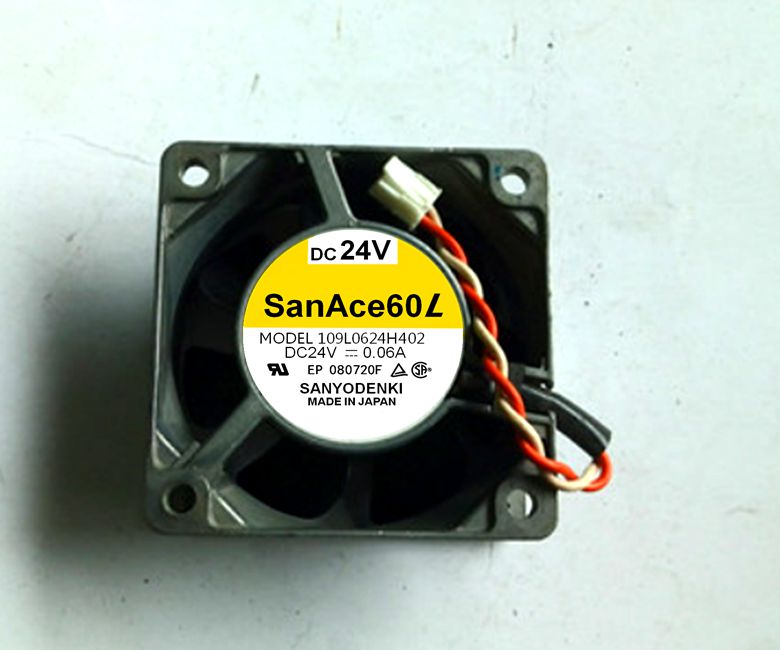 SANYO 109L0624H402/S4D01 24V 0.06A/0.08A 6025 60 * 60 * 25 Aluminum frame cooling fan...