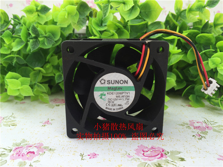 SUNON KDE1206PTV1 12V 60 * 25MM 6CM cm magnetic suspension cooling fan