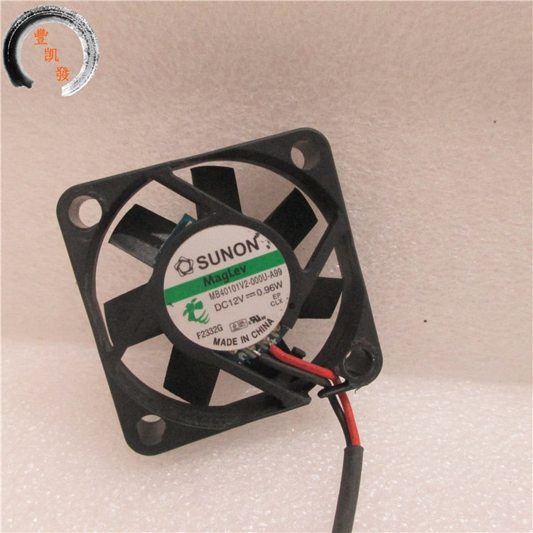SUNON MB40101V2-000U-A99 4CM 12V 0.96W 2-wire cooling fan